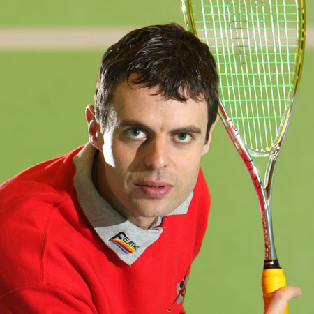 Trenér squashe Dominik Šácha